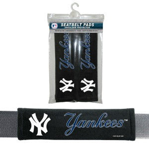 New York Yankees Seat Belt Pads Velour