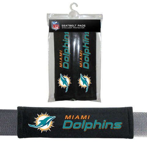 Miami Dolphins Seat Belt Pads Velour