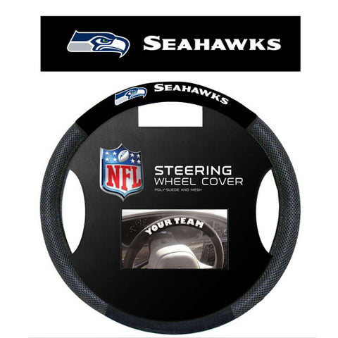 Seattle Seahawks Steering Wheel Cover - Mesh
