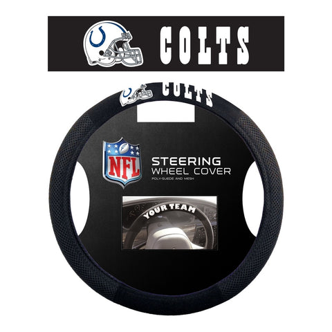 Indianapolis Colts Steering Wheel Cover - Mesh