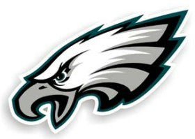 Philadelphia Eagles 12" Logo Car Magnet