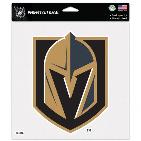 Vegas Golden Knights Decal 8x8 Perfect Cut Color