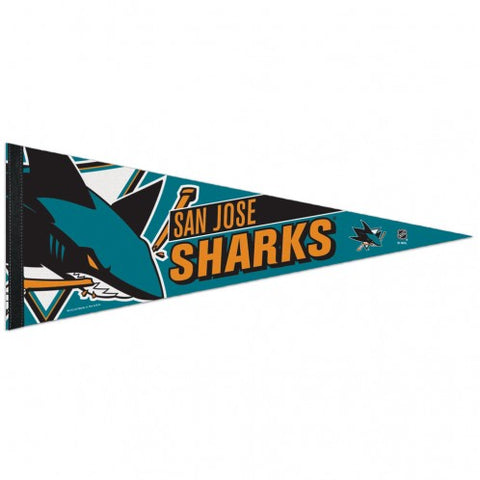 San Jose Sharks Pennant 12x30 Premium Style