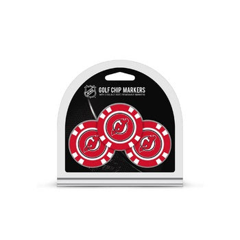 New Jersey Devils Golf Chip with Marker 3 Pack