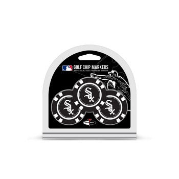 Chicago White Sox Golf Chip with Marker 3 Pack