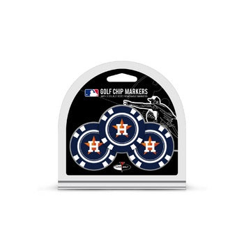 Houston Astros Golf Chip with Marker 3 Pack