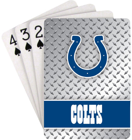 Indianapolis Colts Playing Cards - Diamond Plate