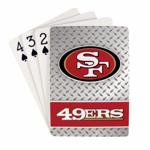 San Francisco 49ers Playing Cards - Diamond Plate