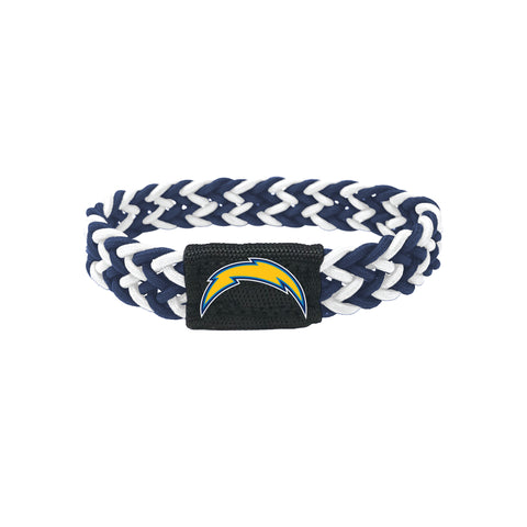 Los Angeles Chargers Bracelet Braided Navy and White