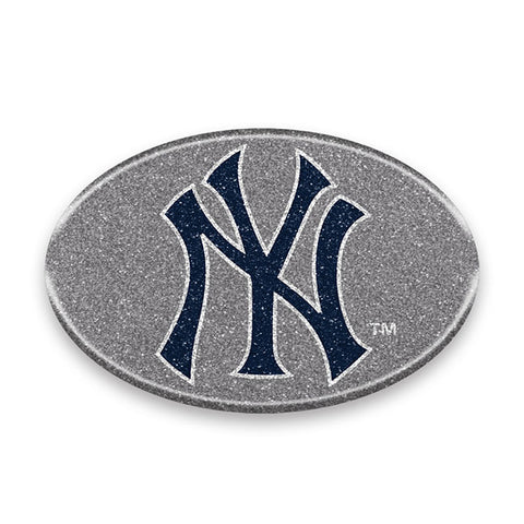 New York Yankees Auto Emblem - Oval Color Bling