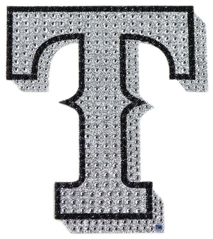 Texas Rangers Auto Emblem - Rhinestone Bling