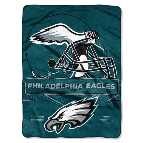 Philadelphia Eagles Blanket 60x80 Raschel Prestige Design