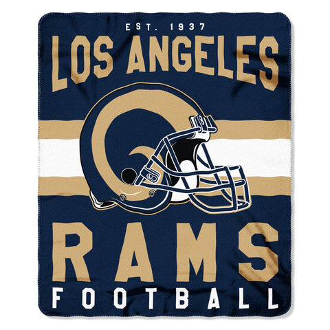 Los Angeles Rams Blanket 50x60 Fleece Singular Design