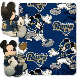 Los Angeles Rams Blanket Disney Hugger St. Louis Throwback