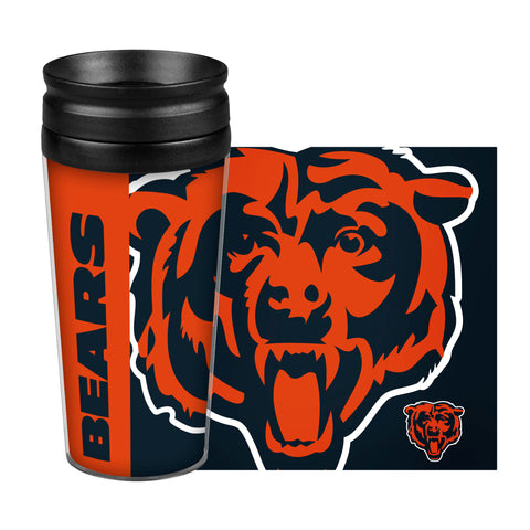 Chicago Bears Travel Mug 14oz Full Wrap Style Hype Design