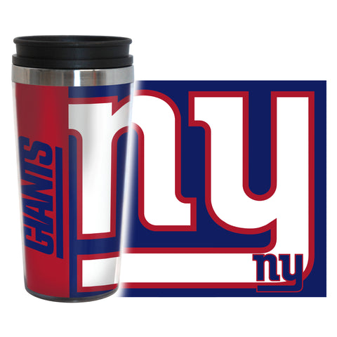 New York Giants Travel Mug 14oz Full Wrap Style Hype Design
