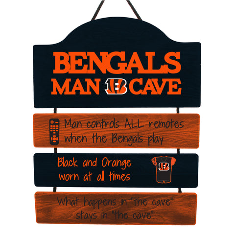 Cincinnati Bengals Sign Wood Man Cave Design