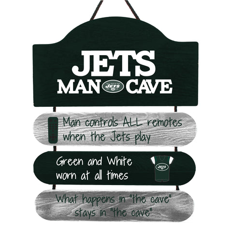 New York Jets Sign Wood Man Cave Design