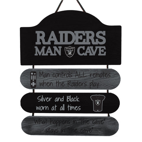 Oakland Raiders Sign Wood Man Cave Design