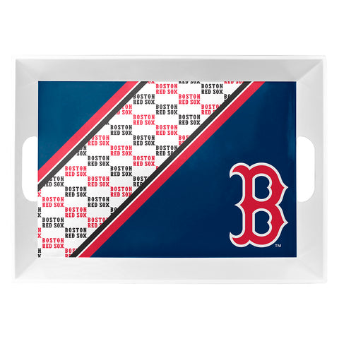 Boston Red Sox Melamine Serving Tray 18x12x3