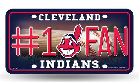 Cleveland Indians License Plate #1 Fan