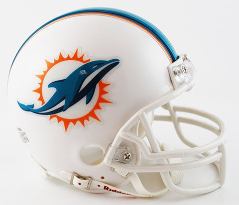 Miami Dolphins Replica Mini Helmet w/ Z2B Face Mask