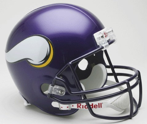 Minnesota Vikings 2006-12 Throwback Riddell Deluxe Replica Helmet