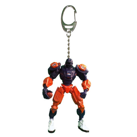 Denver Broncos Keychain Fox Robot 3 Inch Mini Cleatus
