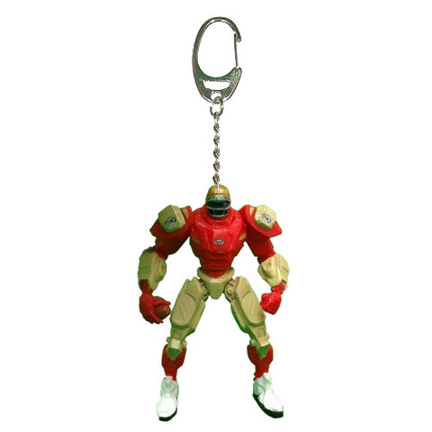 San Francisco 49ers Keychain Fox Robot 3 Inch Mini Cleatus