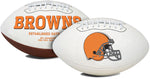 Cleveland Browns Football Full Size Embroidered Signature Series