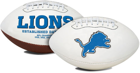 Detroit Lions Football Full Size Embroidered Signature Series