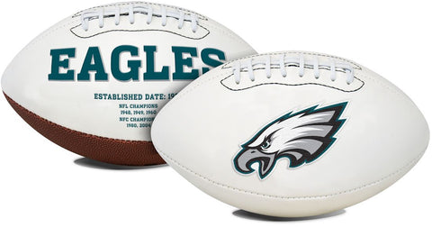 Philadelphia Eagles Football Full Size Embroidered Signature Series