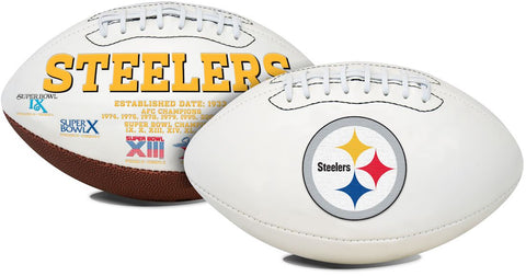 Pittsburgh Steelers Football Full Size Embroidered Signature Series