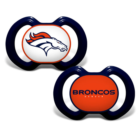 Denver Broncos Pacifier 2 Pk