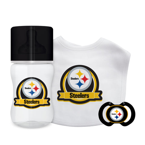 Pittsburgh Steelers Baby Gift Set 3 Piece