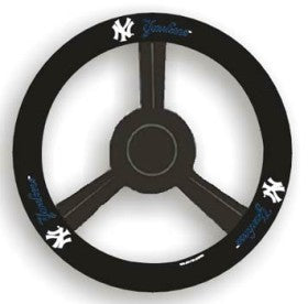 New York Yankees Steering Wheel Cover - Leather