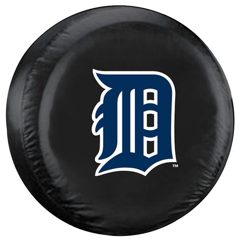 Detroit Tigers Black Tire Cover - Standard Size