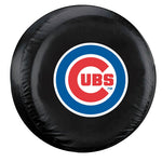 Chicago Cubs Black Tire Cover - Standard Size