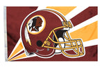 Washington Redskins Flag 3x5 Helmet Design
