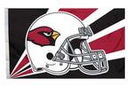 Arizona Cardinals Flag 3x5 Helmet Design
