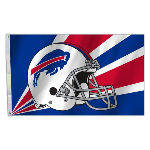 Buffalo Bills Flag 3x5 Helmet Design