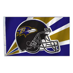 Baltimore Ravens Flag 3x5 Helmet Design