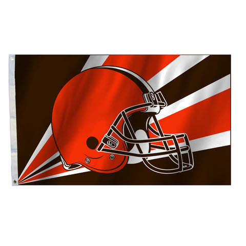 Cleveland Browns Flag 3x5 Helmet Design