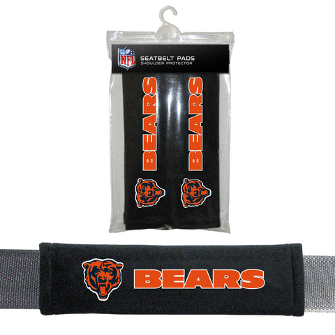 Chicago Bears Seat Belt Pads Velour