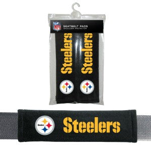 Pittsburgh Steelers Seat Belt Pads Velour