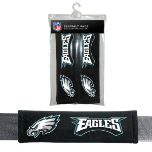 Philadelphia Eagles Seat Belt Pads Velour