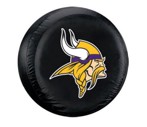 Minnesota Vikings Tire Cover Large Size Black