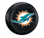 Miami Dolphins Tire Cover Standard Size Black