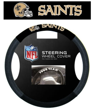 New Orleans Saints Steering Wheel Cover - Mesh