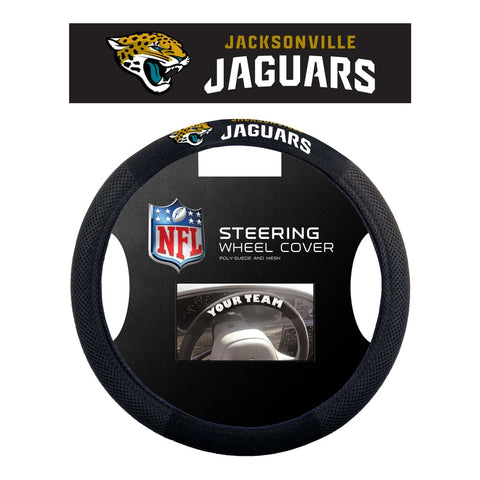 Jacksonville Jaguars Steering Wheel Cover - Mesh